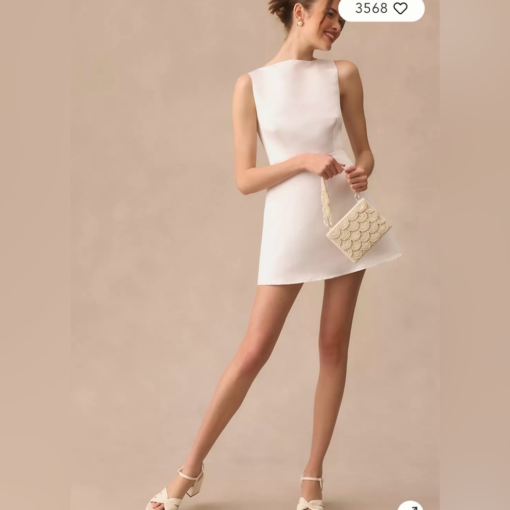 Reformation Zenni Dress. White. Size 4 US. NWT. Never worn. Graduation dress